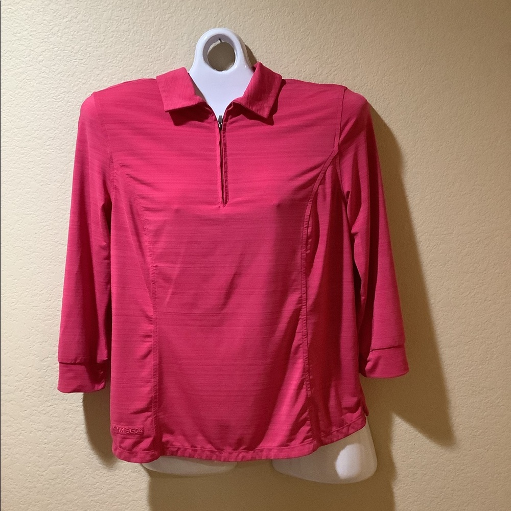 Chase54 golf shirt. 3/4 sleeves